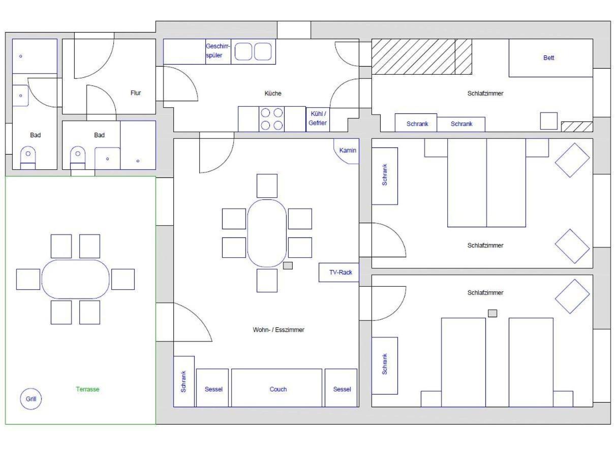 Ferienhaus _Erika_ Familie Meier Boldekow Екстериор снимка
